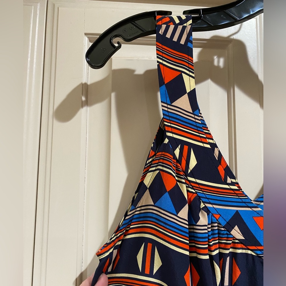 Marc by Marc Jacobs gorgeous blue, red and white silk dress - Picture 6 of 13